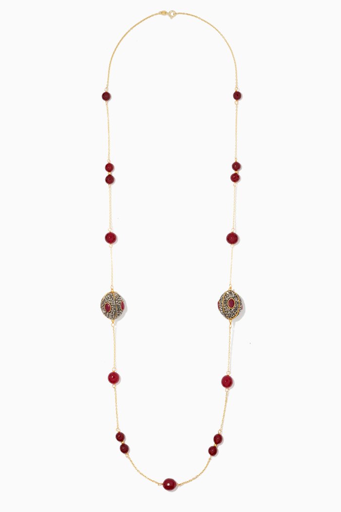 

Ghazala Necklace in 18kt Gold Plated Sterling Silver