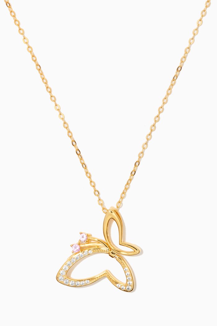 

Amber Necklace in 18kt Gold Plated Sterling Silver