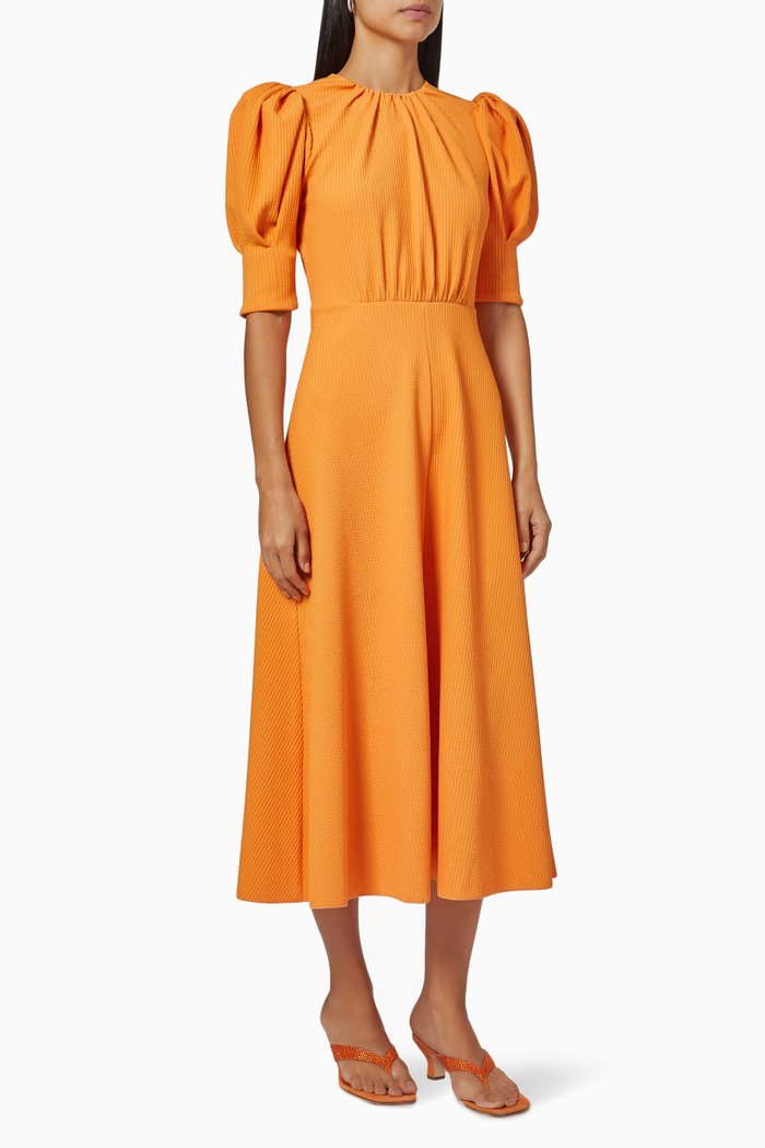 

Lavine Dress in Recycled Polyester, Orange