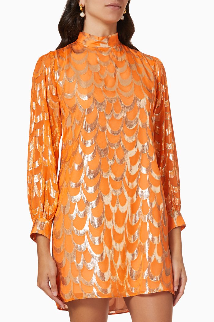 

Michele Dress in Silk, Pink