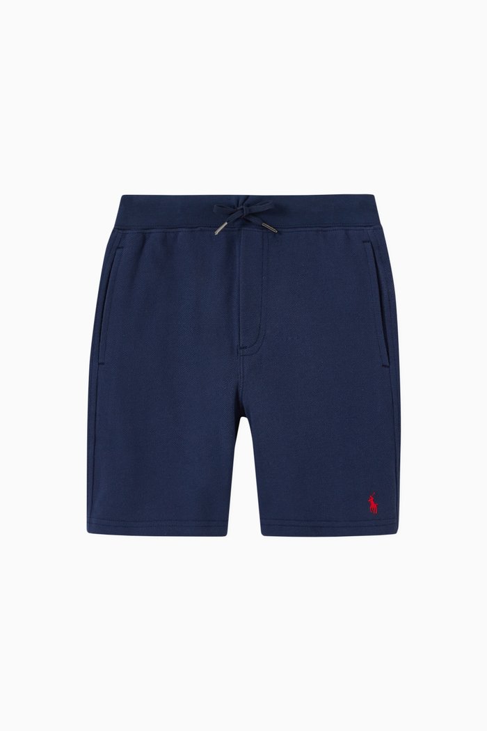 

Athletic Shorts in Cotton Jersey, Blue