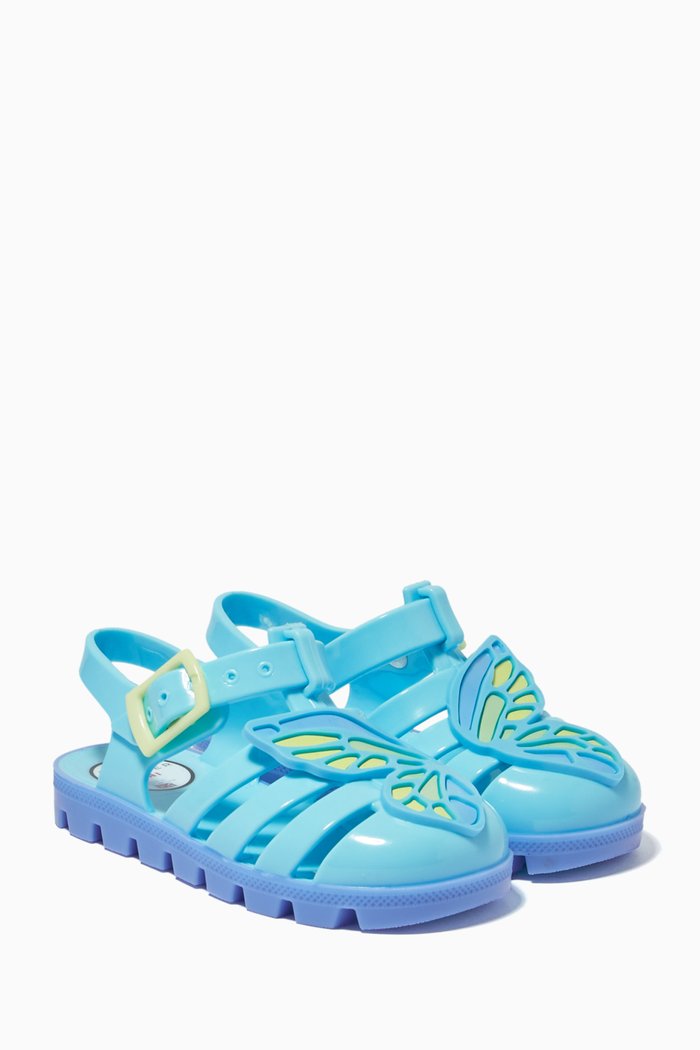 

Butterfly Jelly Sandals, Green
