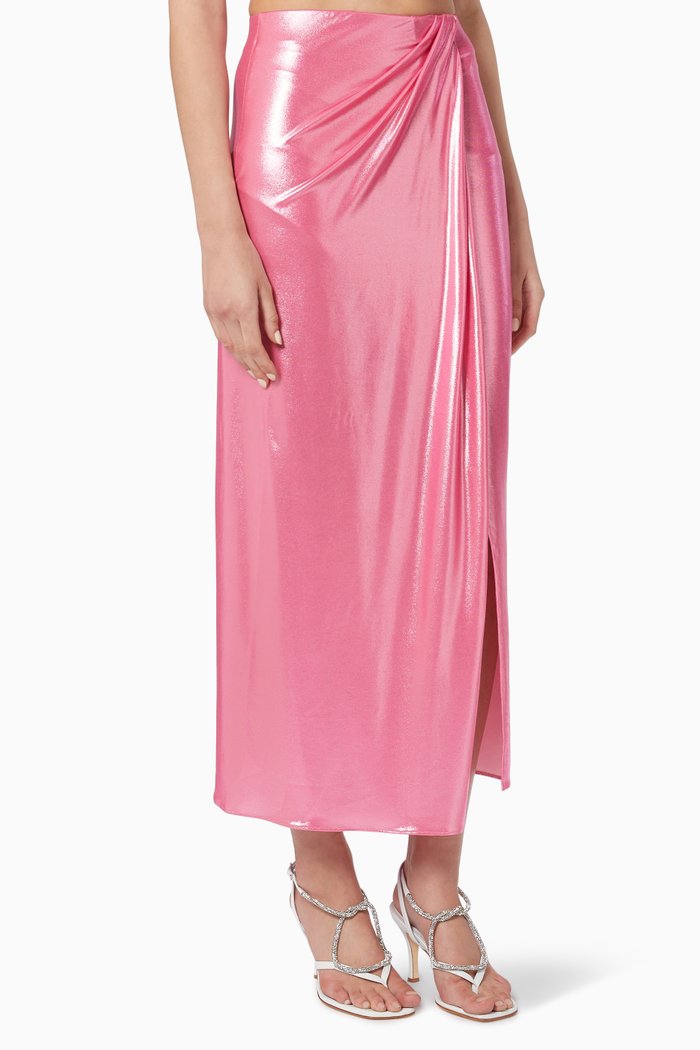 

Gabrielle Skirt in Stretch Jersey, Pink