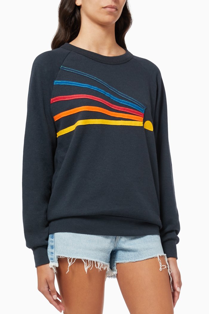 

Daydream Sweatshirt in Cotton Jersey, Black