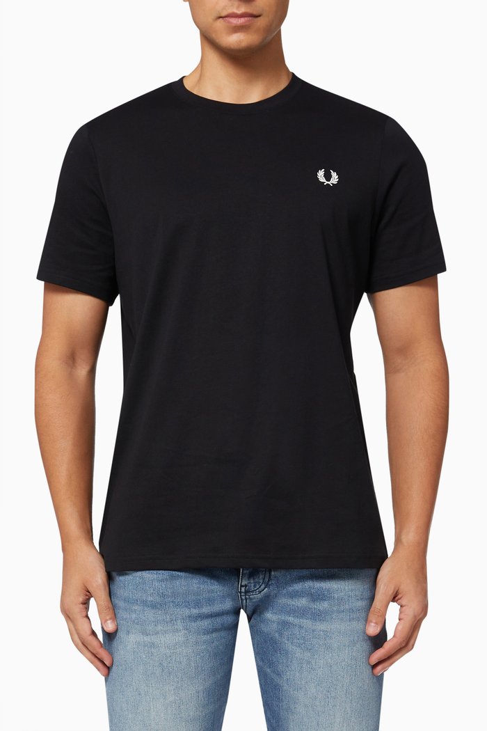 

Graphic T-Shirt in Cotton, Black