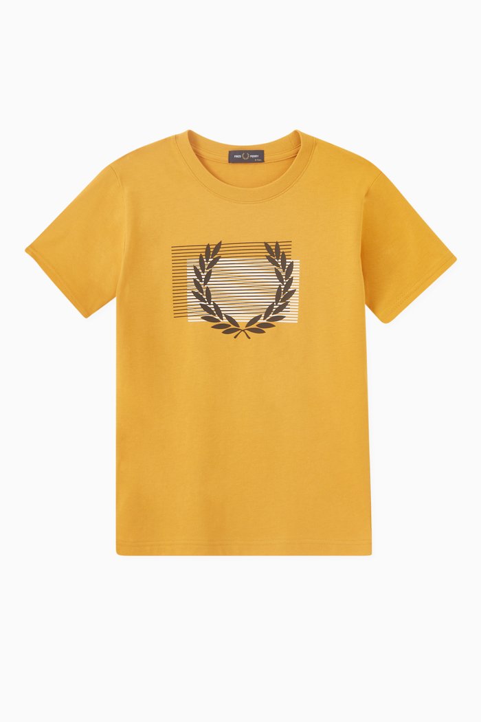 

Glitched Graphic T-Shirt, Gold