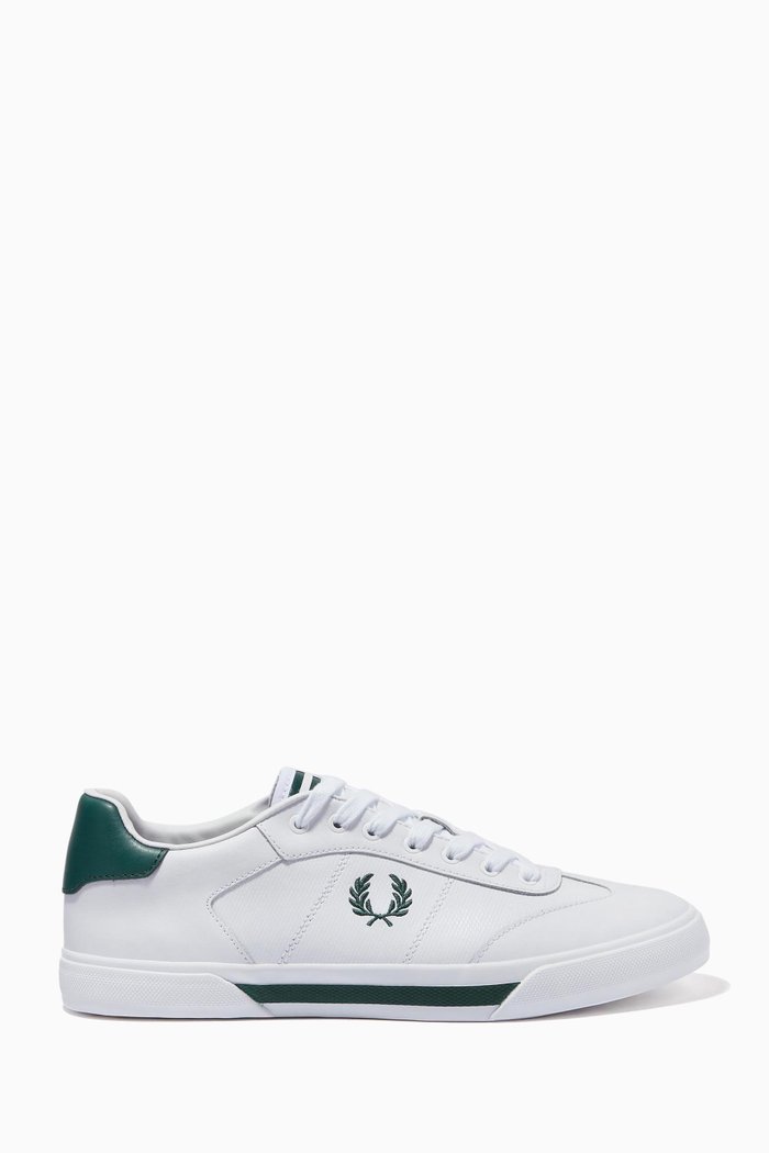 

B2305 Clay Sneakers in Leather, White