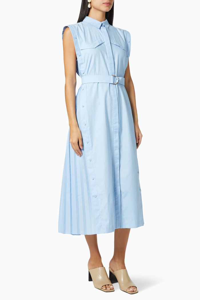 

Alcott Dress in Cotton, Blue