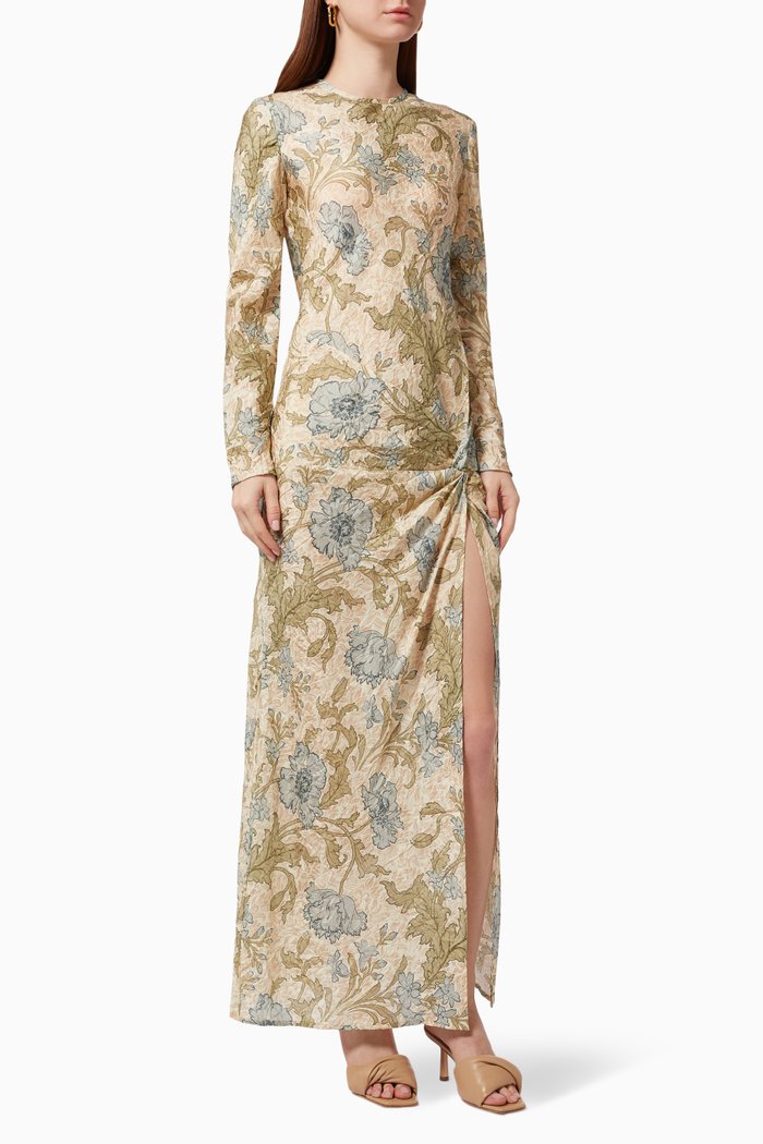 

Maev Gown in Silk, Multicolour