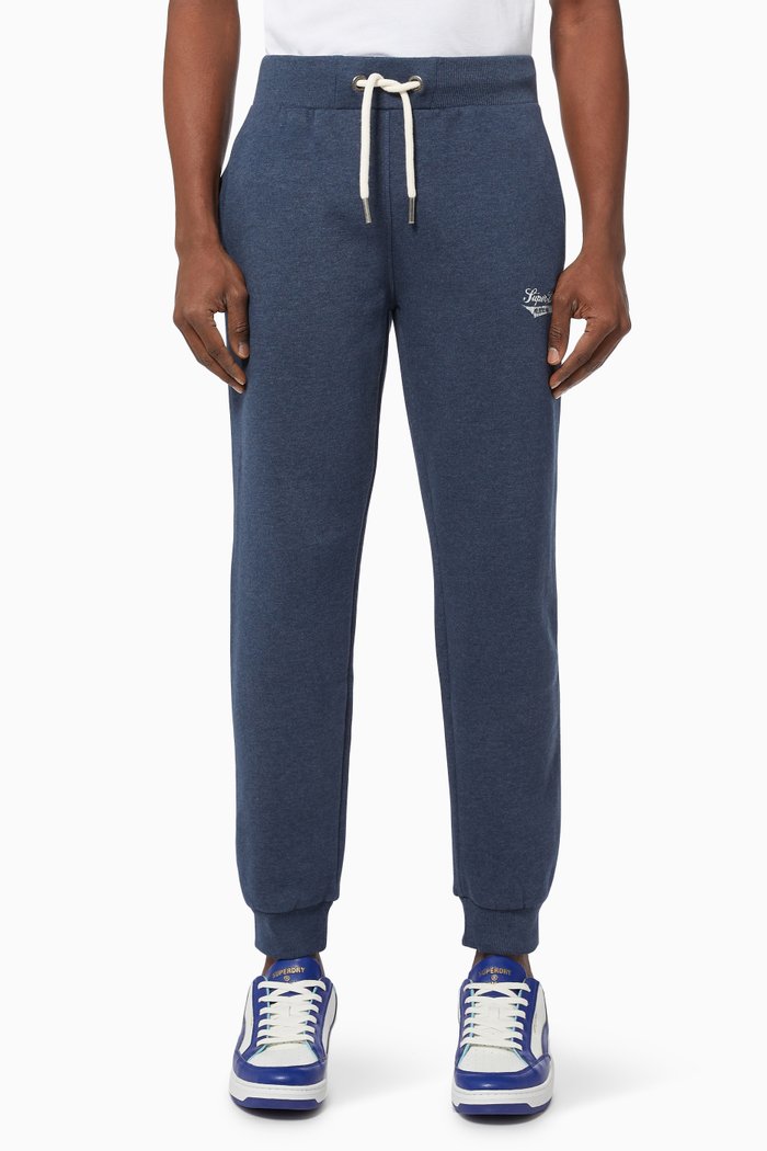 

Script Logo Sweatpants in Jersey, Blue