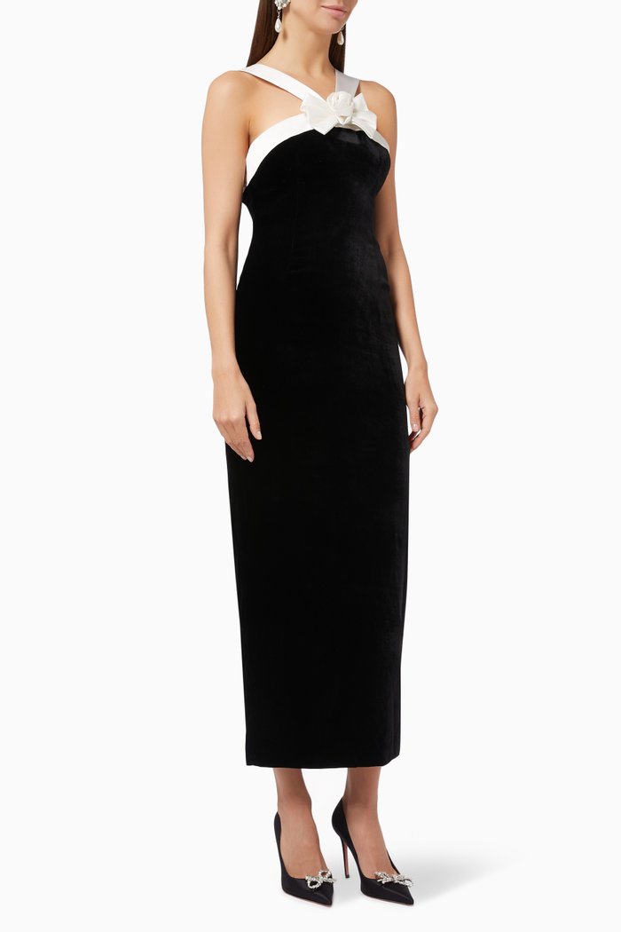 

Evening Dress in Velvet, Black