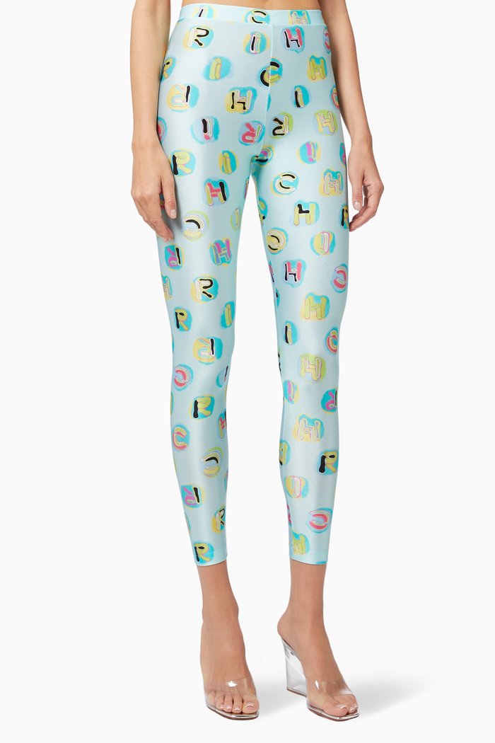 

Logo Leggings in Lycra, Blue