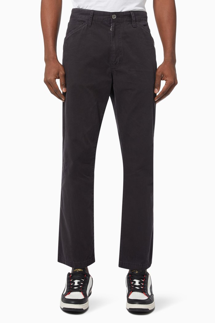 

Carpenter Pants in Cotton, Black