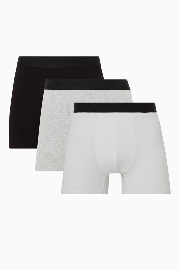 Boxer in Organic Cotton, Set of 3, Multicolour