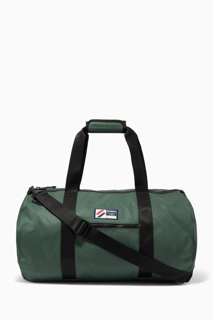 

Code Barrel Bag, Green