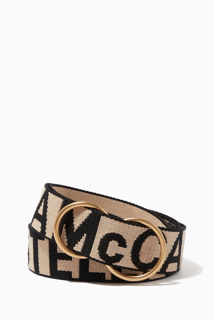 

Monogram Belt in Fabric Lurex, Black