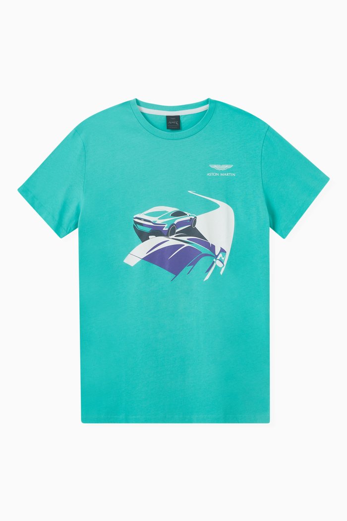 

Logo T-Shirt in Cotton, Green