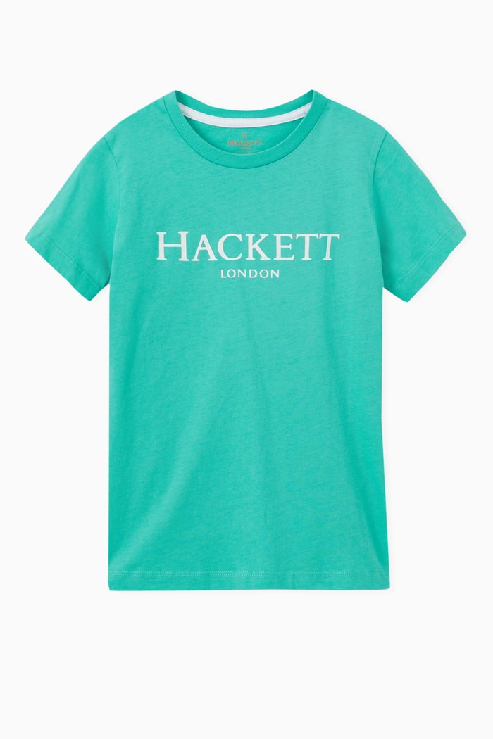 

T-Shirt in Cotton Jersey, Green