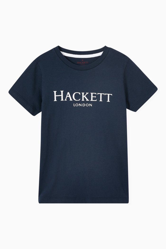 

T-Shirt in Cotton Jersey, Blue