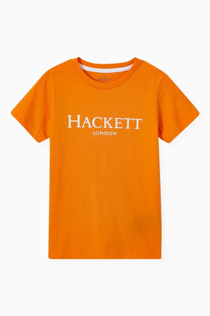 

T-Shirt in Cotton Jersey, Orange