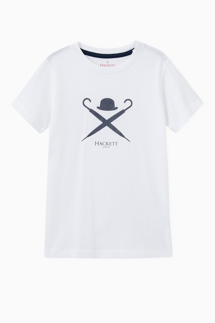 

T-Shirt in Cotton Jersey, White