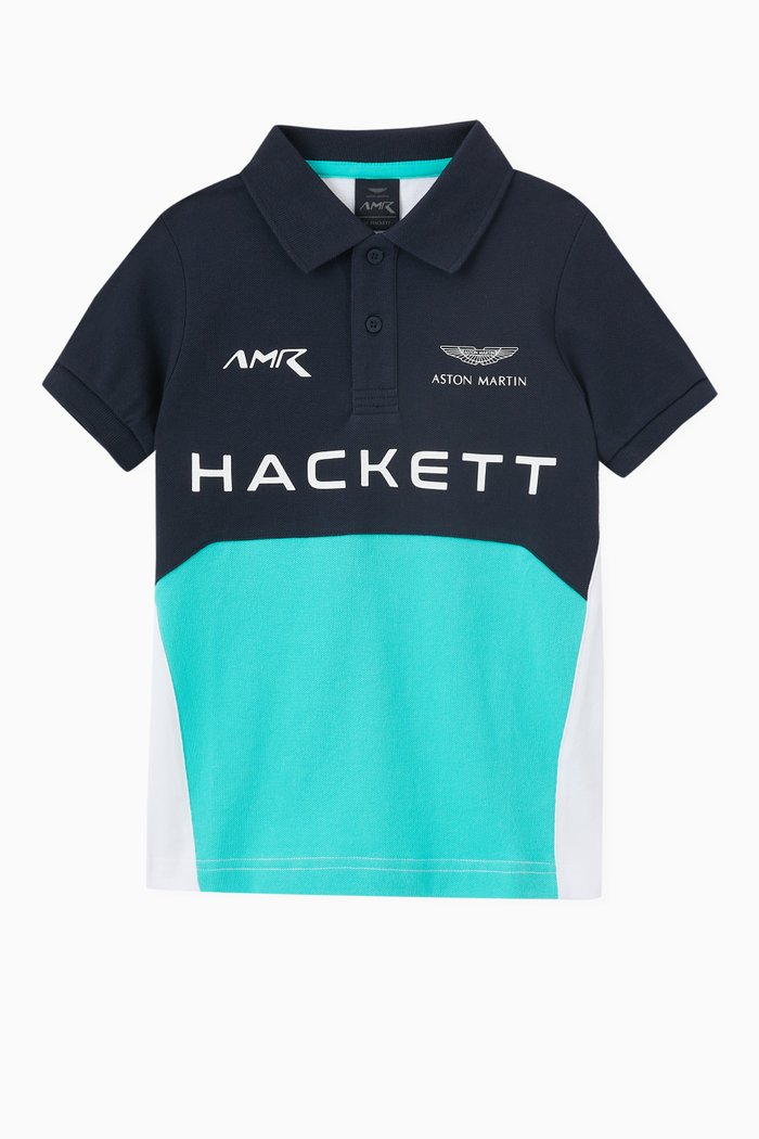 

x Aston Martin Polo in Cotton, Blue