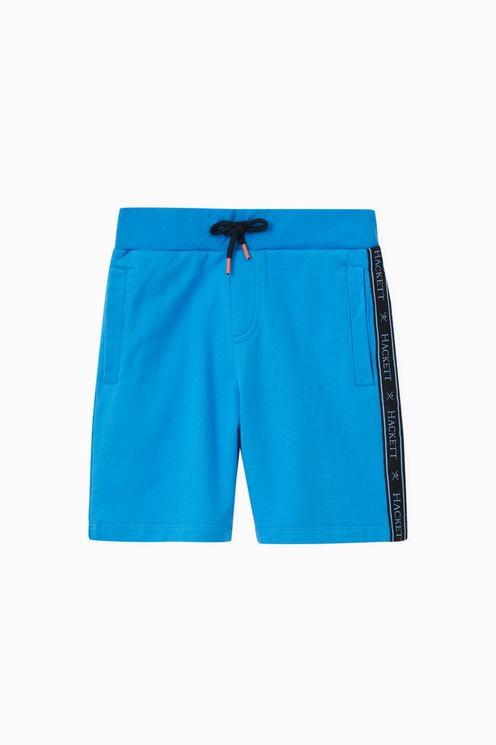 Terry Shorts in Cotton, Blue
