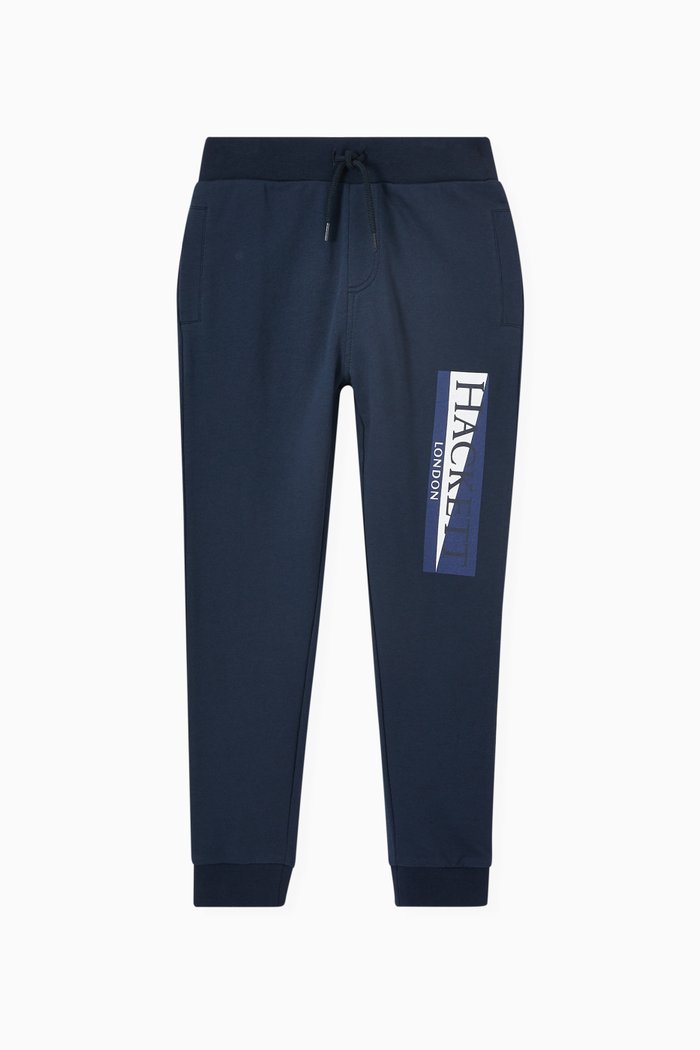 Abstract Joggers in Jersey, Blue