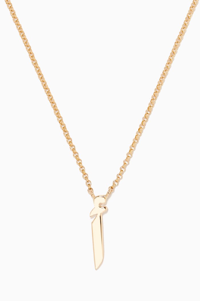 

Mina "Alef" Necklace in 18kt Yellow Gold