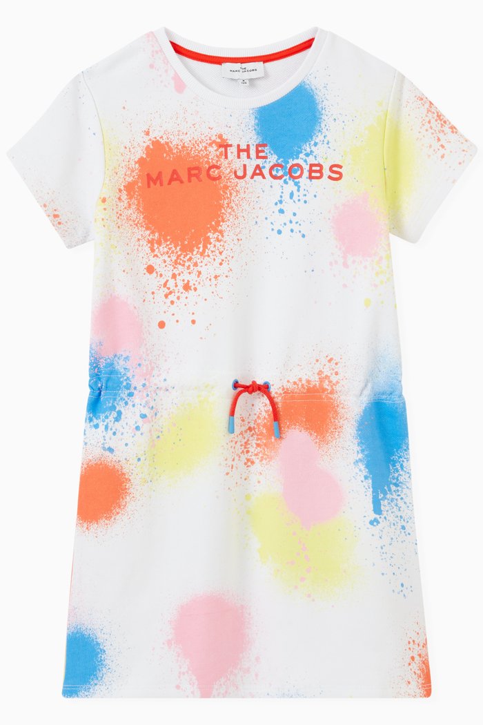 Paint Stain Dress Shirt in Cotton, White