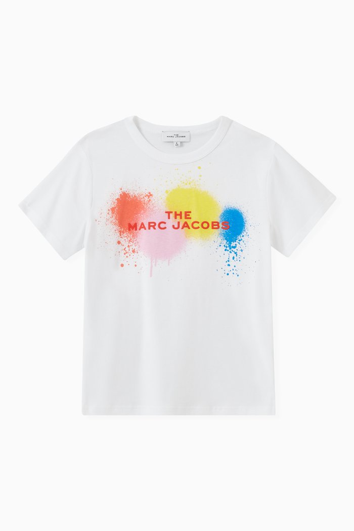 

Logo Print T-Shirt in Organic Cotton, White