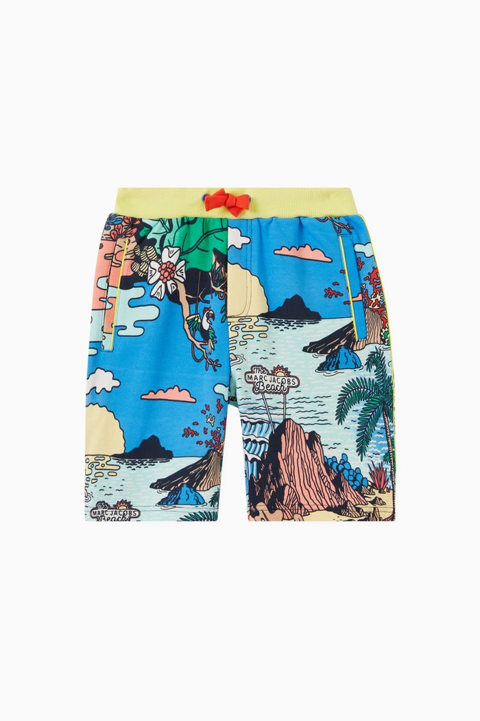 

Hawaii Print Shorts in Cotton, Multicolour