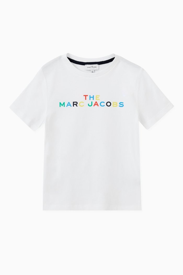 

Logo Print T-Shirt in Organic Cotton, White
