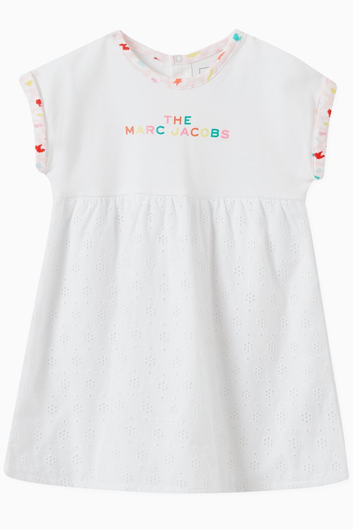 Broderie Anglaise Dress & Bloomer Set, White