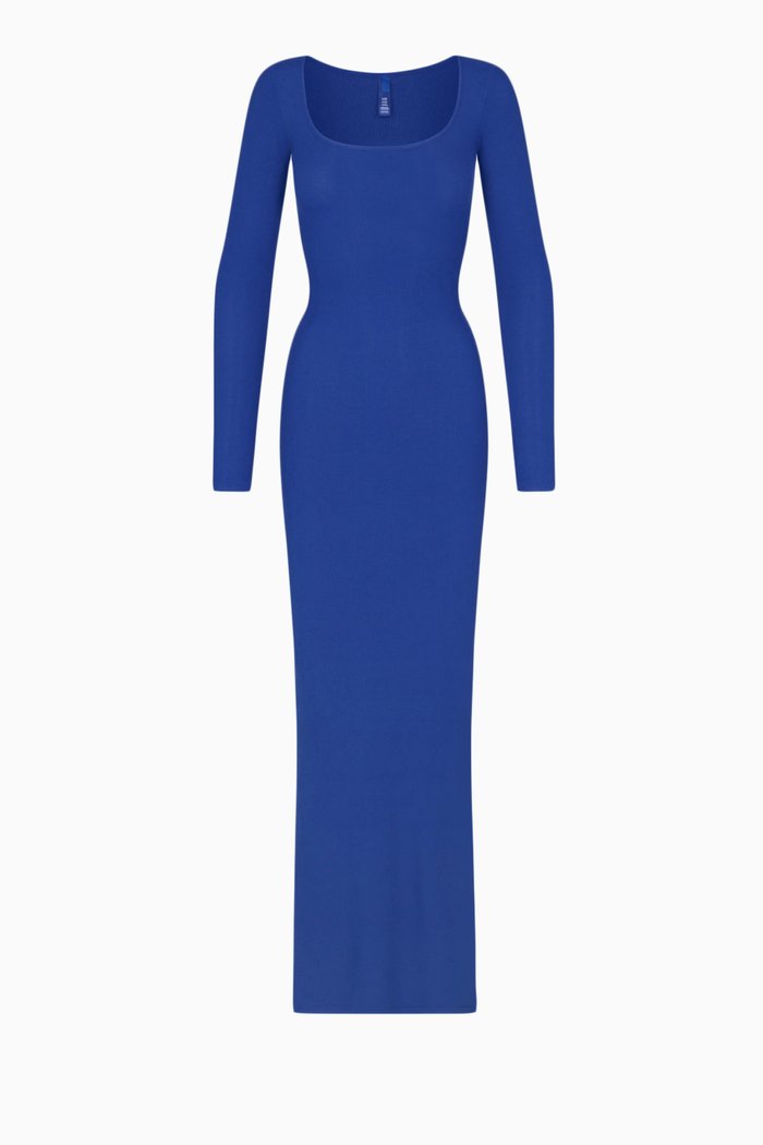 

Soft Lounge Dress in Modal Blend, Blue