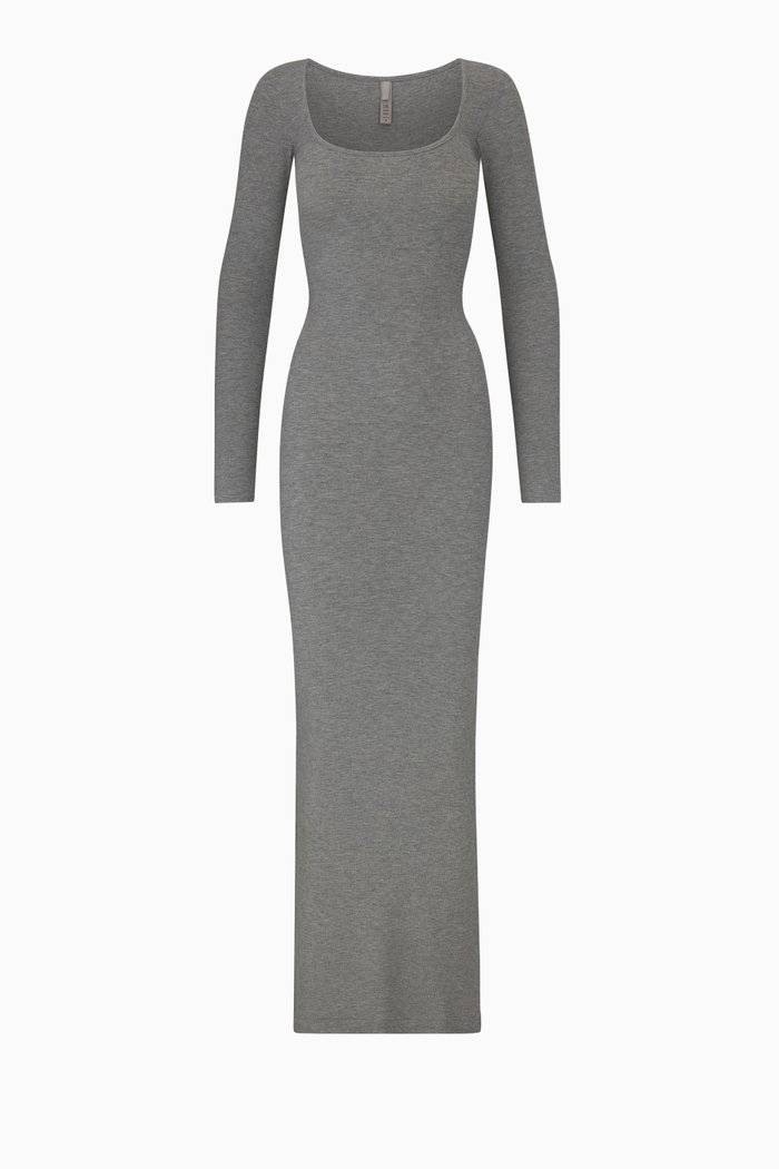 

Soft Lounge Dress in Modal Blend, Grey