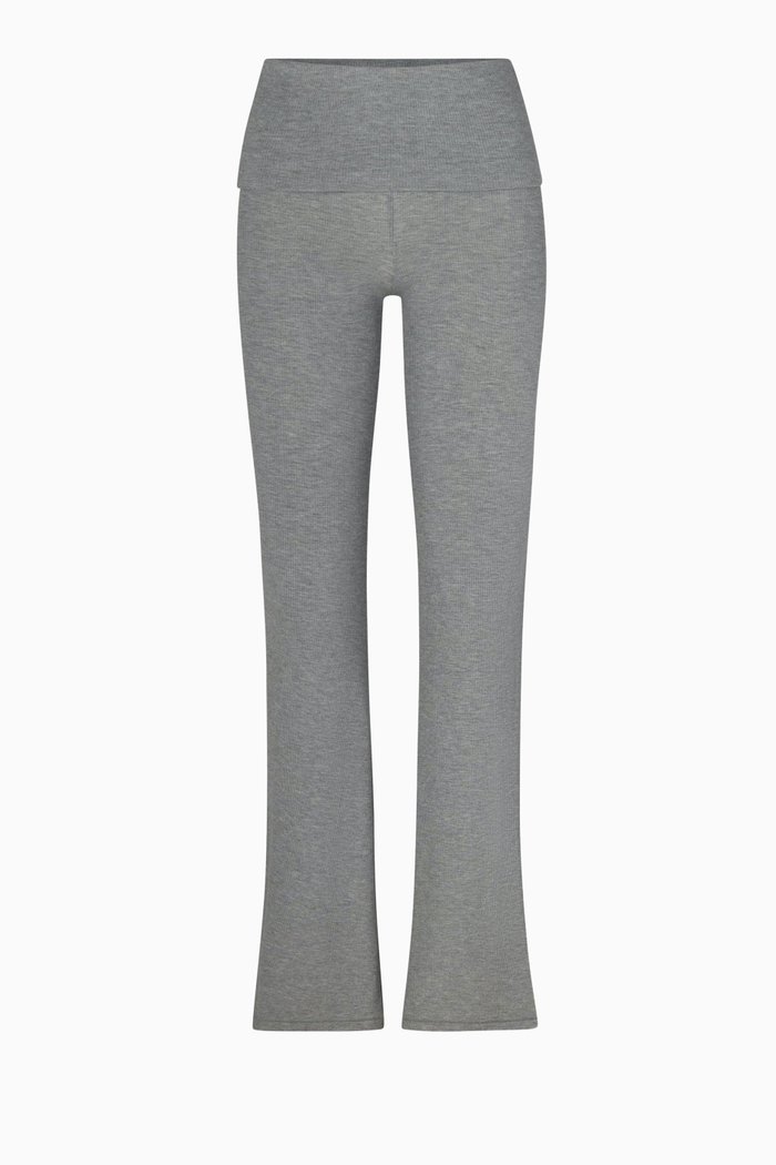 

Soft Lounge Fold Over Pant, Grey