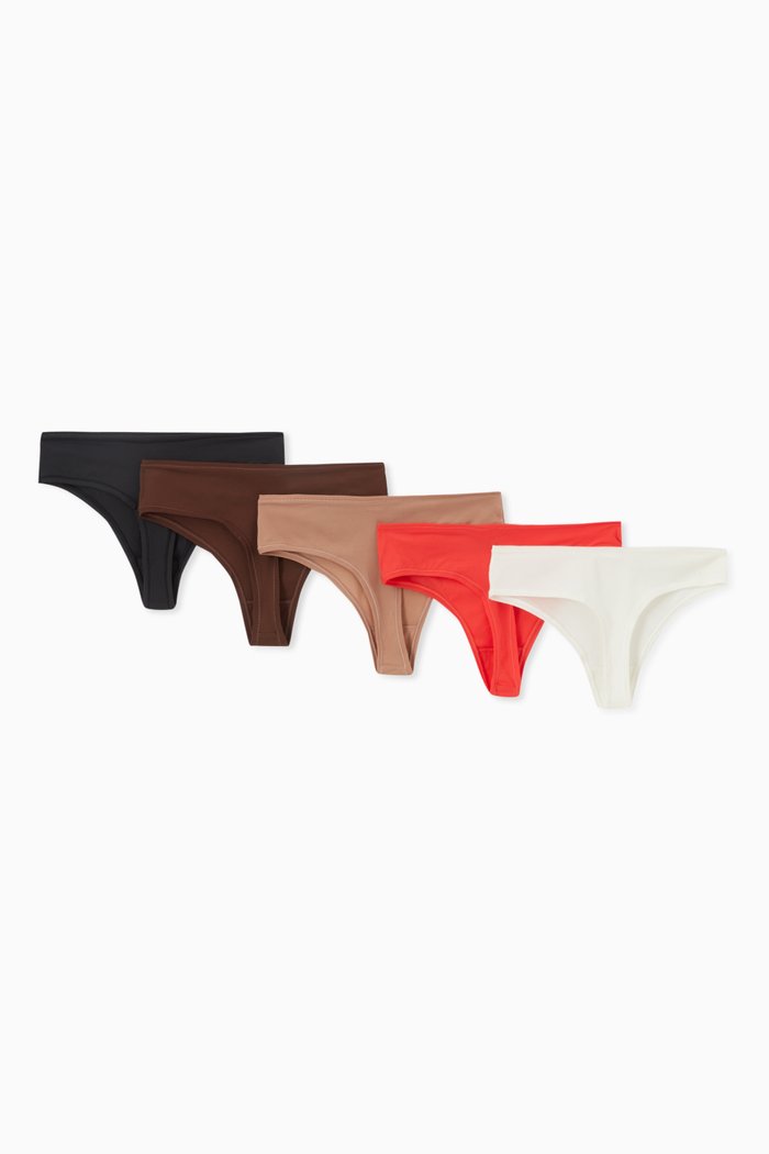 

Fits Everybody Thong, Set of 5, Red
