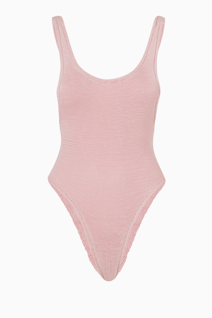 Ruby Scrunch One-Piece Swimsuit, Pink