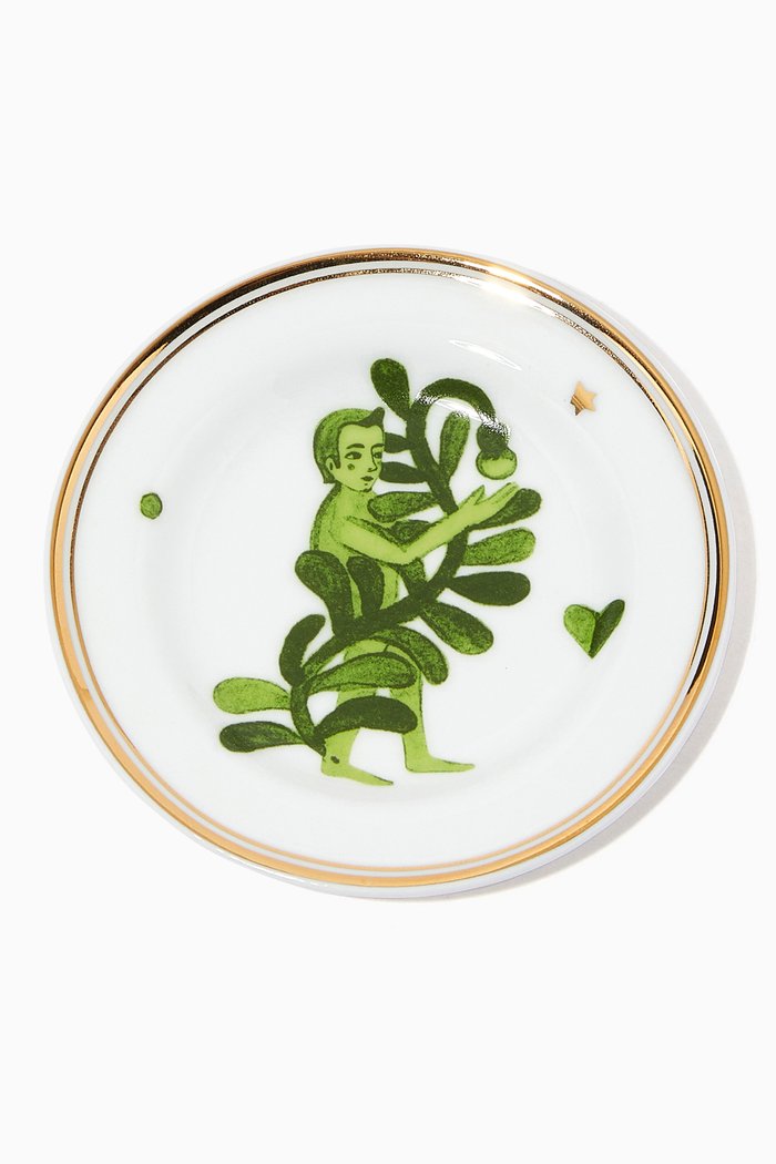 

Men Flower Little Plate, Multicolour