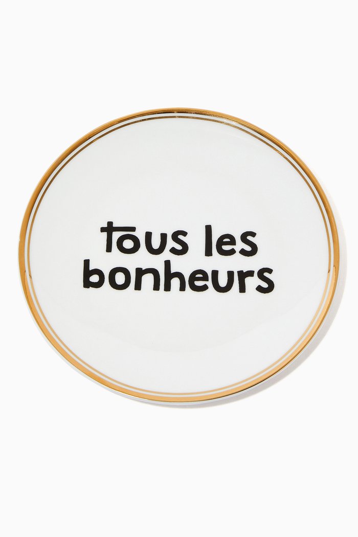 

Tous Les Bonheurs Plate, Multicolour