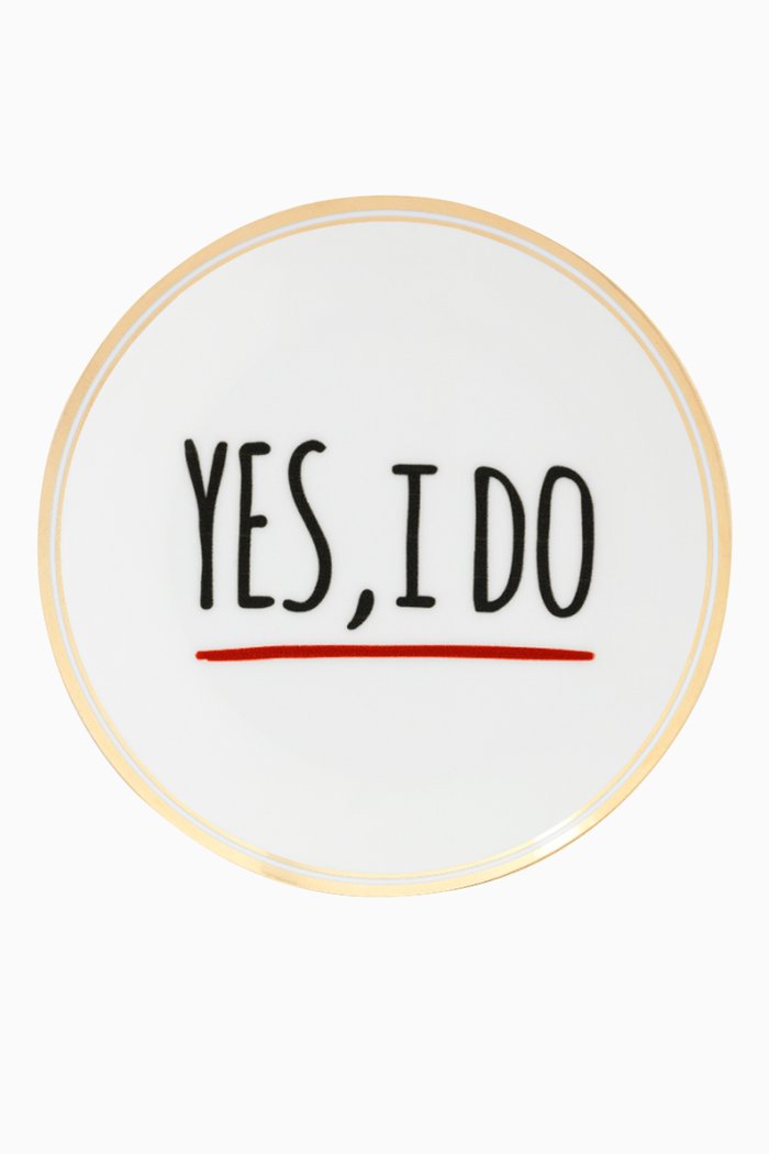 

Yes, I Do Plate, Multicolour