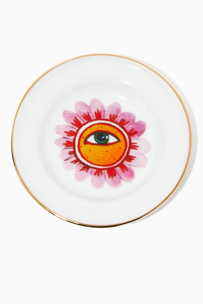 

Flower Eye Plate, Multicolour