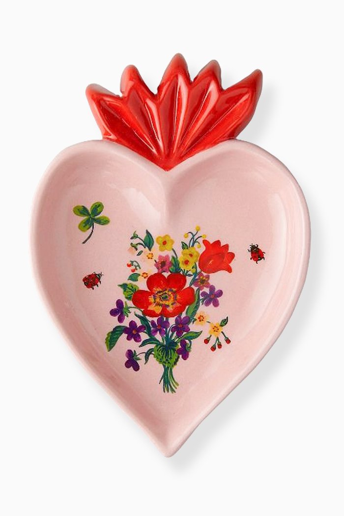 

Little Micro Cuore Plate, Multicolour