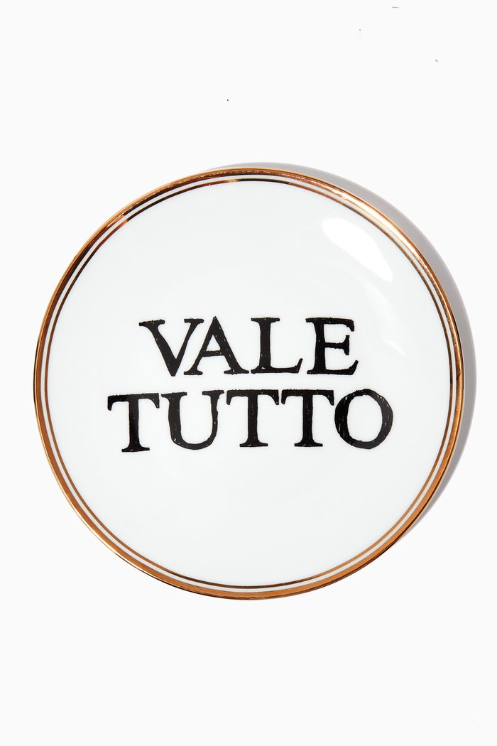 Vale Tutto Plate, Multicolour