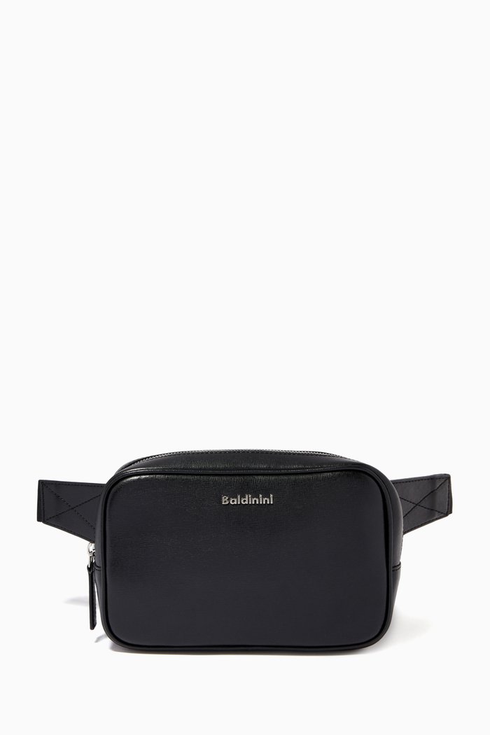 

Waist Bag in Leather, Black