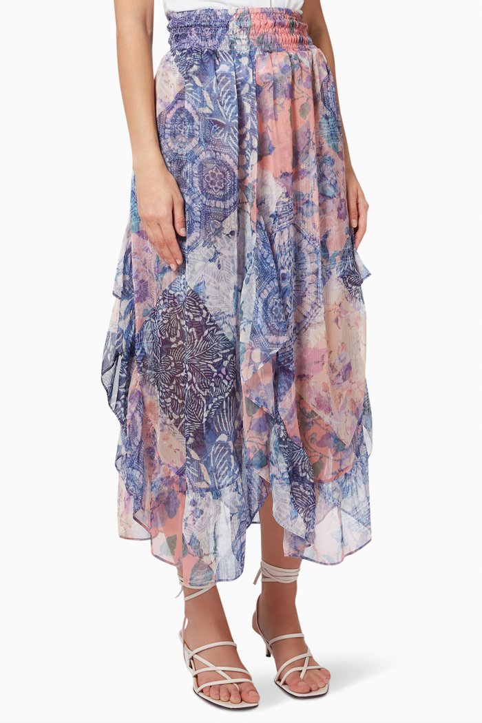 

Laleh Midi Skirt, Blue