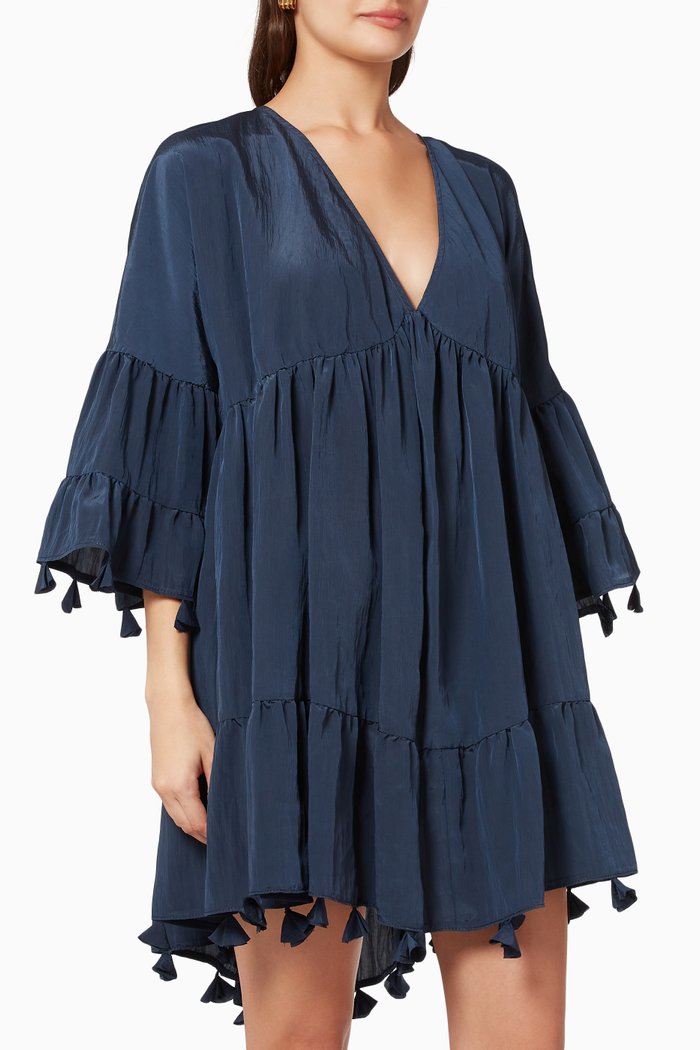 

Mahtab Mini Dress, Blue