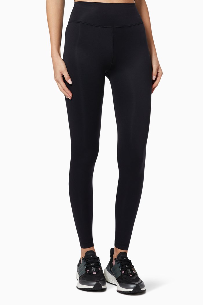 

Untamed Lace Up Leggings in Nylon, Black