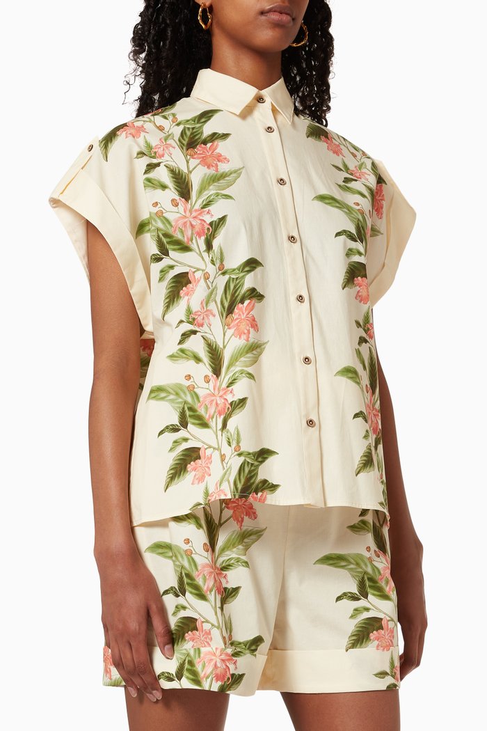 

Sanctuary Shirt in Stretch Poplin, Neutral